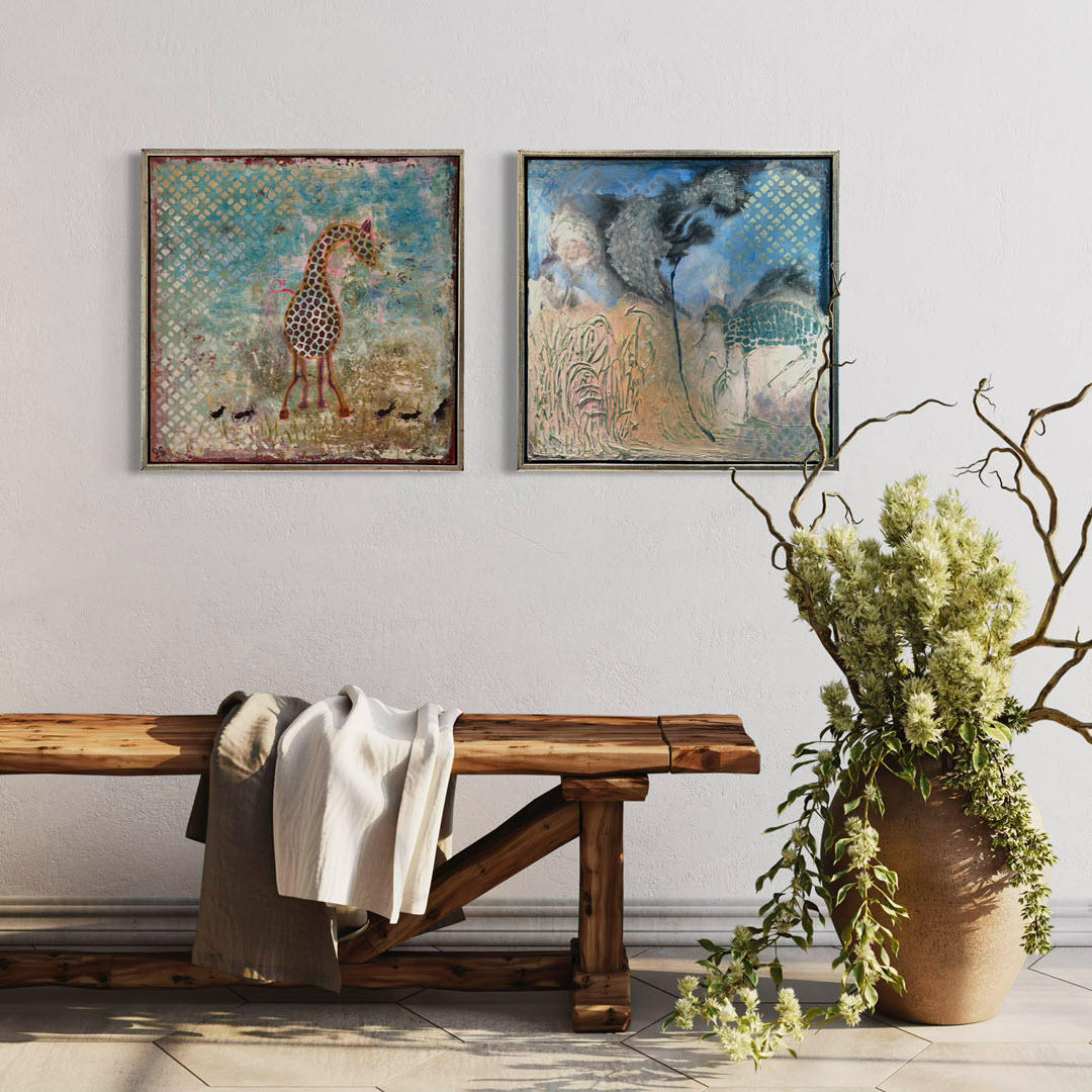 Dværg Giraf the Original Painting 