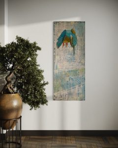 Kingfisher I Acrrylic on canvas I SOLD